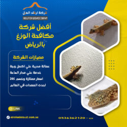 شركة مكافحة الوزغ بالرياض